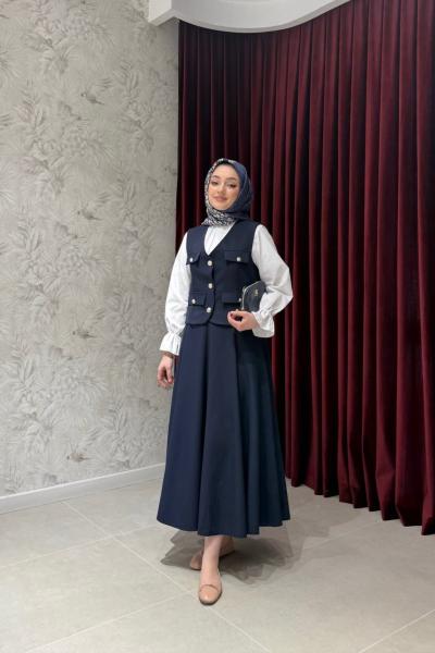 BBC SİLVER YELEKLİ TAKIM - LACİVERT