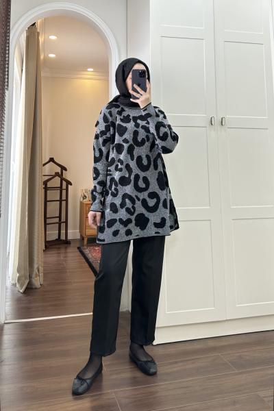 BBC SİMLİ KAZAK - SİYAH