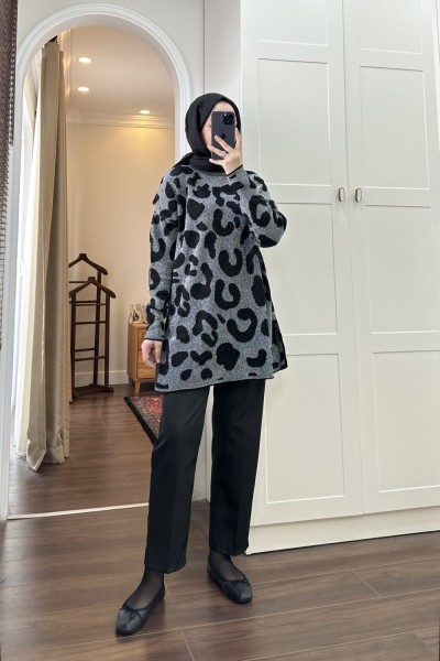 BBC SİMLİ KAZAK - SİYAH