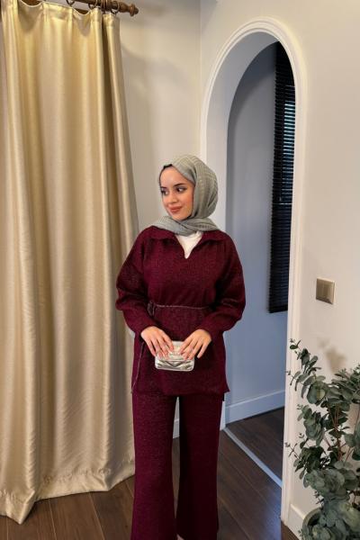 BBC SİMLİ TRİKO TAKIM - BORDO