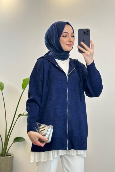 Bbc Simli Hırka - Lacivert