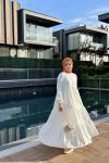 Bbc Sofia Elbise - Beyaz
