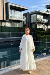 Bbc Sofia Elbise - Beyaz