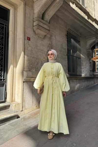 BBC SOFT ELBİSE - SARI