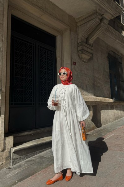 BBC SOFT ELBİSE - EKRU