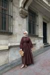 BBC SOFT ELBİSE - KAHVE