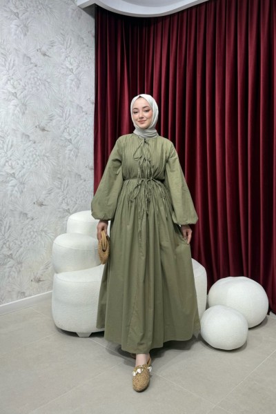 BBC SOFT ELBİSE - YEŞİL