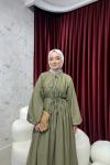 BBC SOFT ELBİSE - YEŞİL