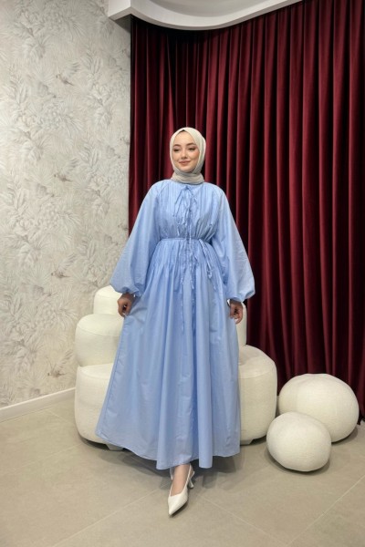 BBC SOFT ELBİSE - MAVİ