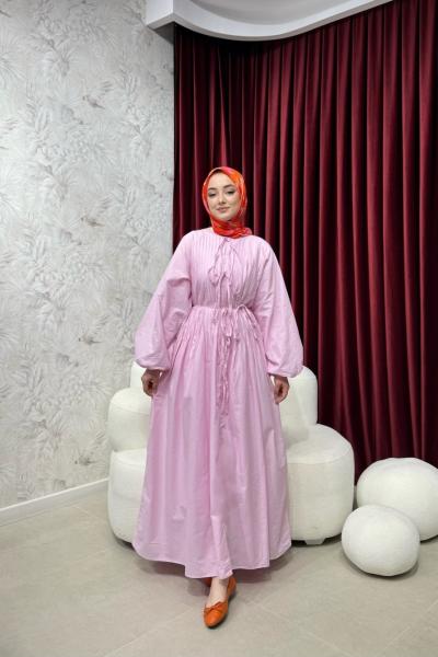 BBC SOFT ELBİSE - PEMBE