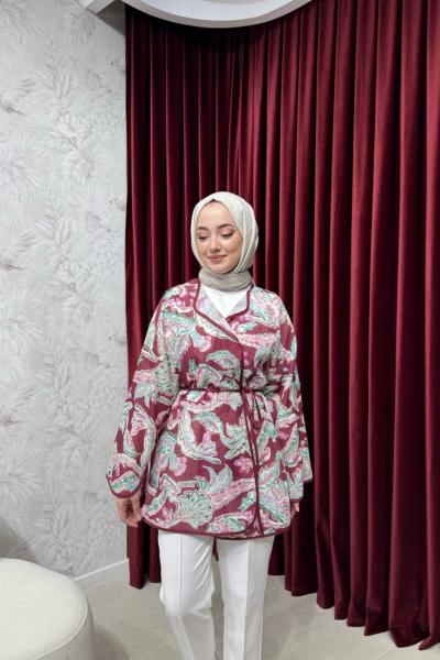 BBC SOPHİA KİMONO - BORDO