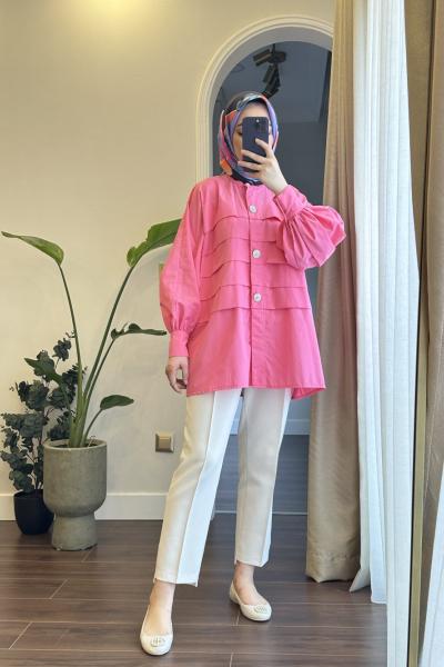 Bbc Star Gömlek - Pembe