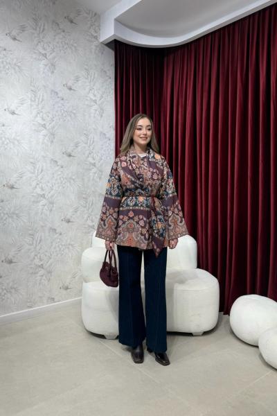 BBC TİNA CEKET - BORDO