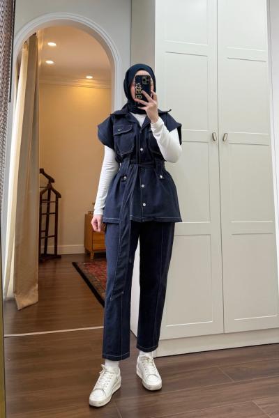 BBC TOKYO DENİM TAKIM - LACİVERT