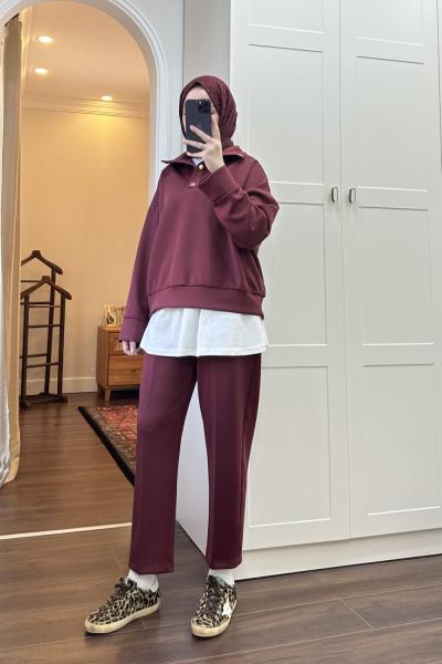 BBC TROY İKİLİ TAKIM - BORDO