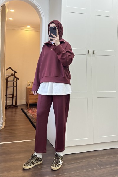 BBC TROY İKİLİ TAKIM - BORDO