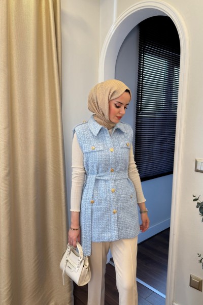 BBC TÜVİT YELEK - MAVİ