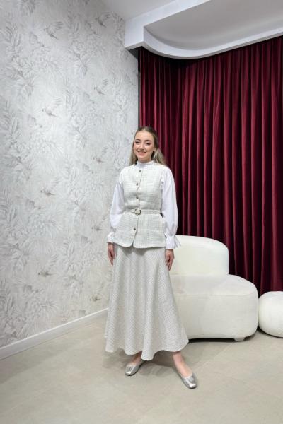 BBC TWEED TAKIM - EKRU