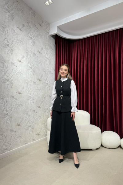 BBC TWEED TAKIM - SİYAH