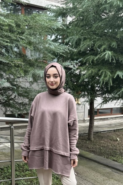 Bbc Üç İplik Şardonlu Candy Sweat - Vizon