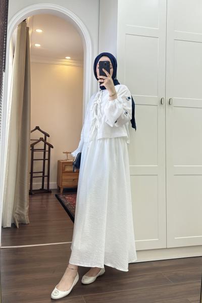 BBC VALERY ETEKLİ TAKIM - BEYAZ