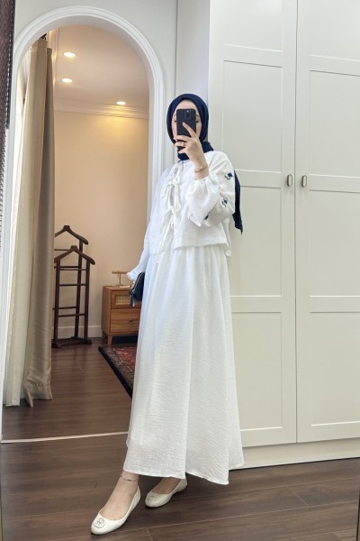 BBC VALERY ETEKLİ TAKIM - BEYAZ