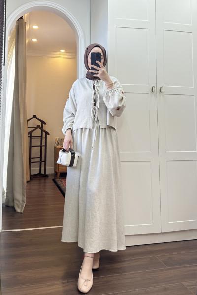 BBC VALERY ETEKLİ TAKIM - BEJ