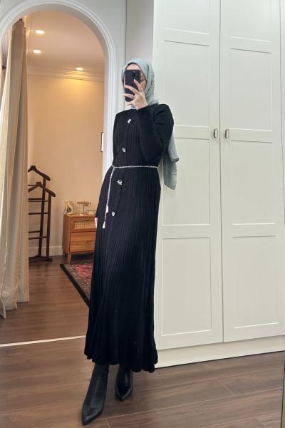 BBC VERONA ELBİSE - SİYAH