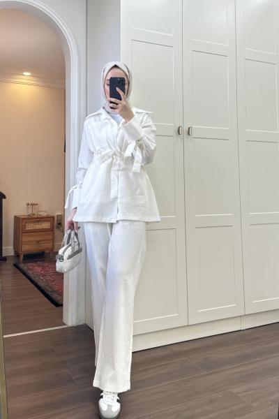 BBC VESSA İKİLİ TAKIM - BEYAZ