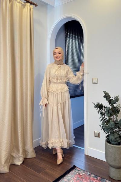 BBC VİNTAGE ELBİSE - TAŞ