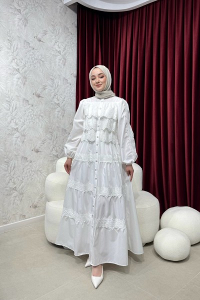 BBC WENDY ELBİSE - EKRU