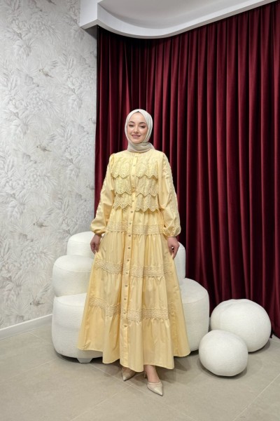 BBC WENDY ELBİSE - SARI