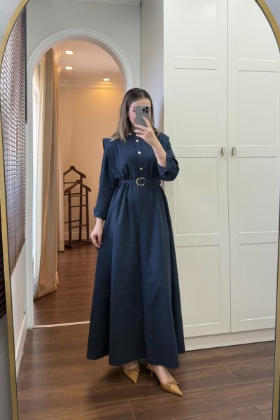 BBC WİLLY ELBİSE - LACİVERT