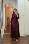 BBC WİLLY ELBİSE - BORDO