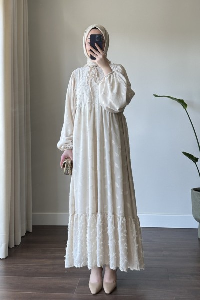 Bbc Zarif Elbise - Bej