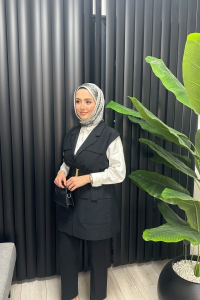 BBC ZEMRE YELEK - SİYAH