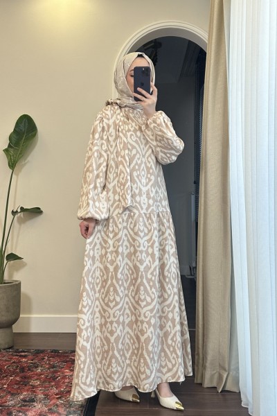 Bbc Zenna Elbise - Bej