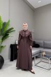 BBC ZEYA ELBİSE - KAHVE