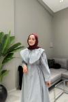 BBC ZEYA ELBİSE - GRİ