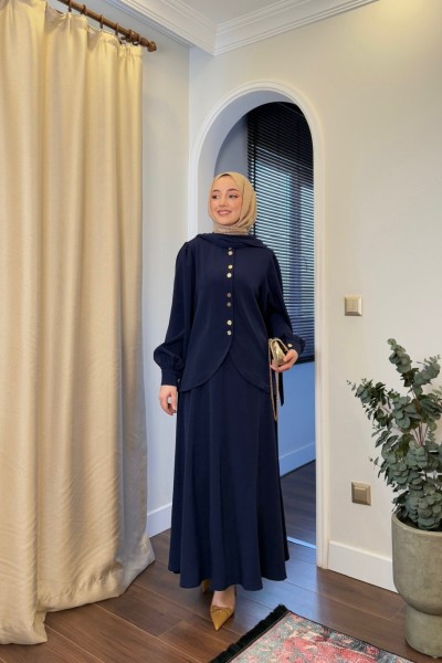 EMMA ETEKLİ TAKIM - LACİVERT