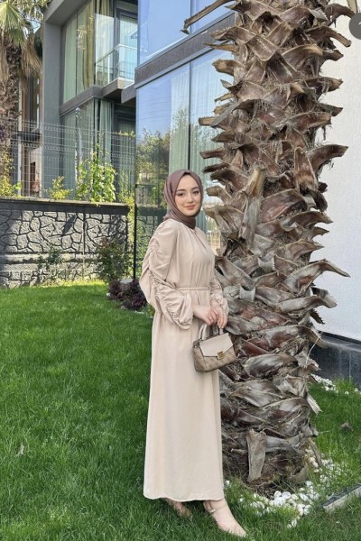Henna Elbise - Bej