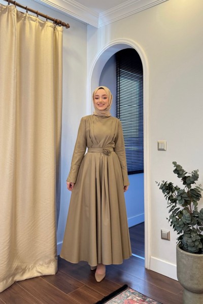 ISABELLE ELBİSE - YEŞİL