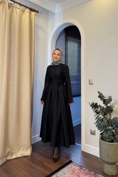 ISABELLE ELBİSE - SİYAH