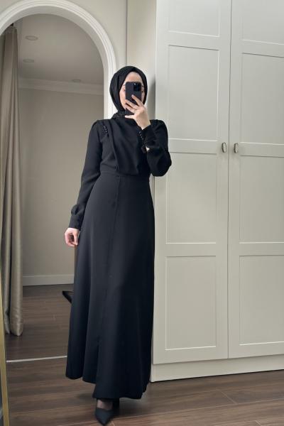 ZERAY ELBİSE - SİYAH